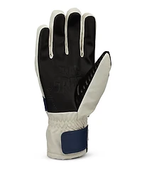 Crab Grab Five White & Navy 15K Snowboard Gloves