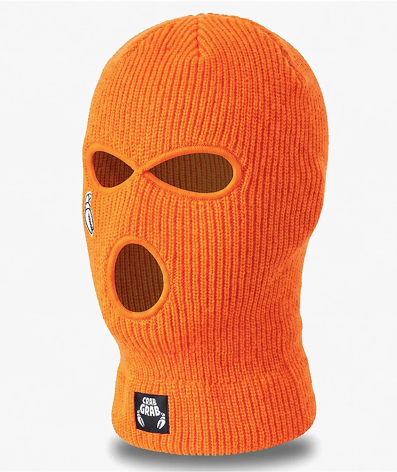 Crab Grab Goon Mask Orange Balaclava