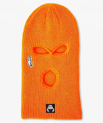 Crab Grab Goon Mask Orange Balaclava