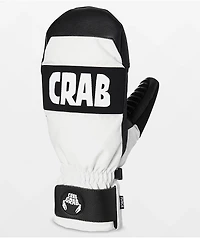 Crab Grab Kids Punch Mitt White Snowboard Mittens