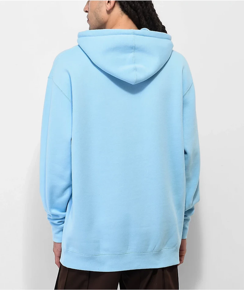 Crab Grab Logo Blue Hoodie