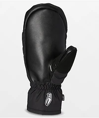 Crab Grab Punch All Black 15K Snow Mittens