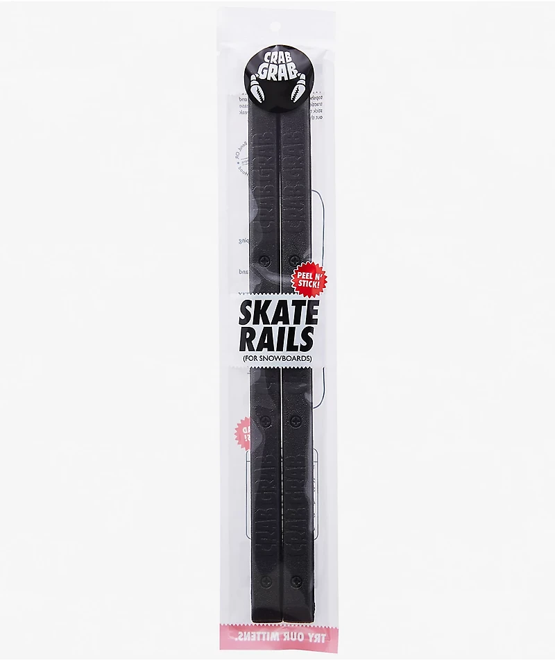 Crab Grab Skate Black Foam Rails