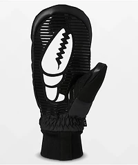Crab Grab Slap All Black 15K Snow Mittens