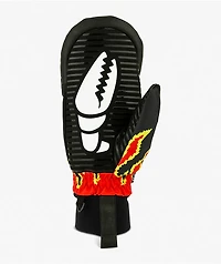 Crab Grab Slap Flamethrower Black 15K Snowboard Mittens