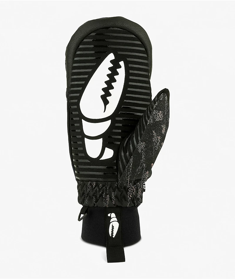 Crab Grab Slap Sunflower Charcoal 15K Snowboard Mittens