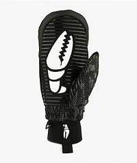 Crab Grab Slap Sunflower Charcoal 15K Snowboard Mittens