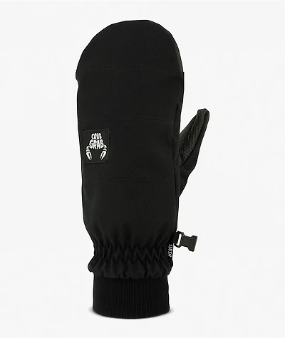 Crab Grab Slush Black Snowboard Mittens