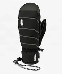 Crab Grab Snuggler Black Contrast 15K Snowboard Mittens