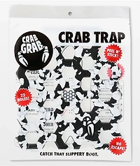Crab Grab Trap Swirl Black & White Stomp Pad