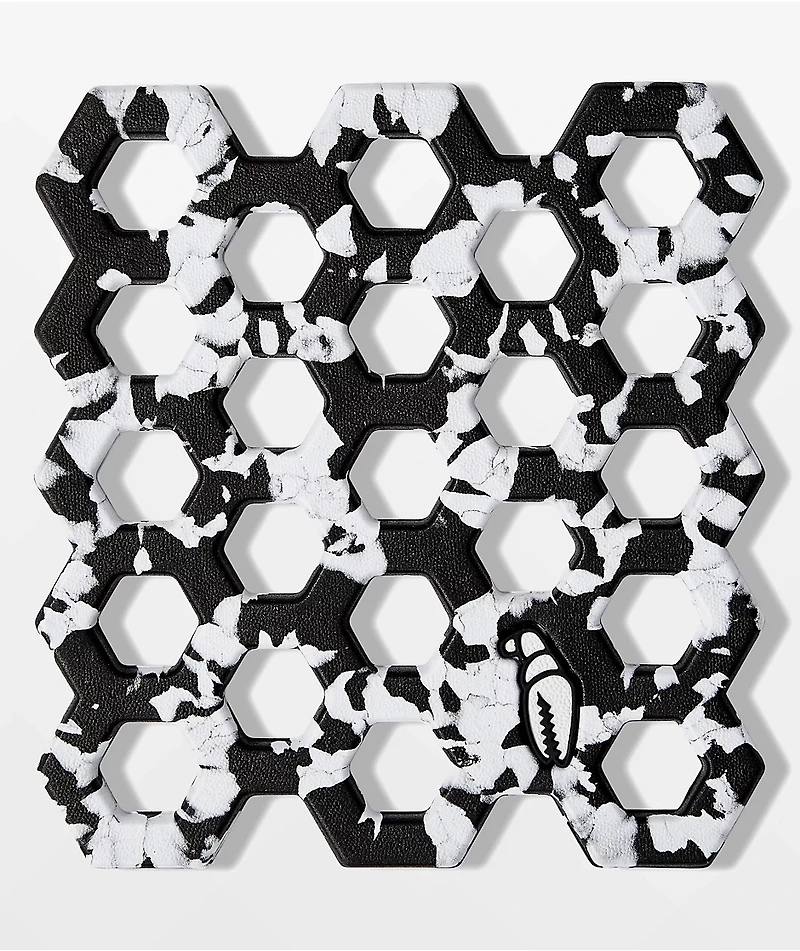 Crab Grab Trap Swirl Black & White Stomp Pad