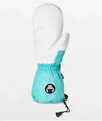 Crab Grab Womens Cinch Pink & Blue 15K Snowboard Mittens