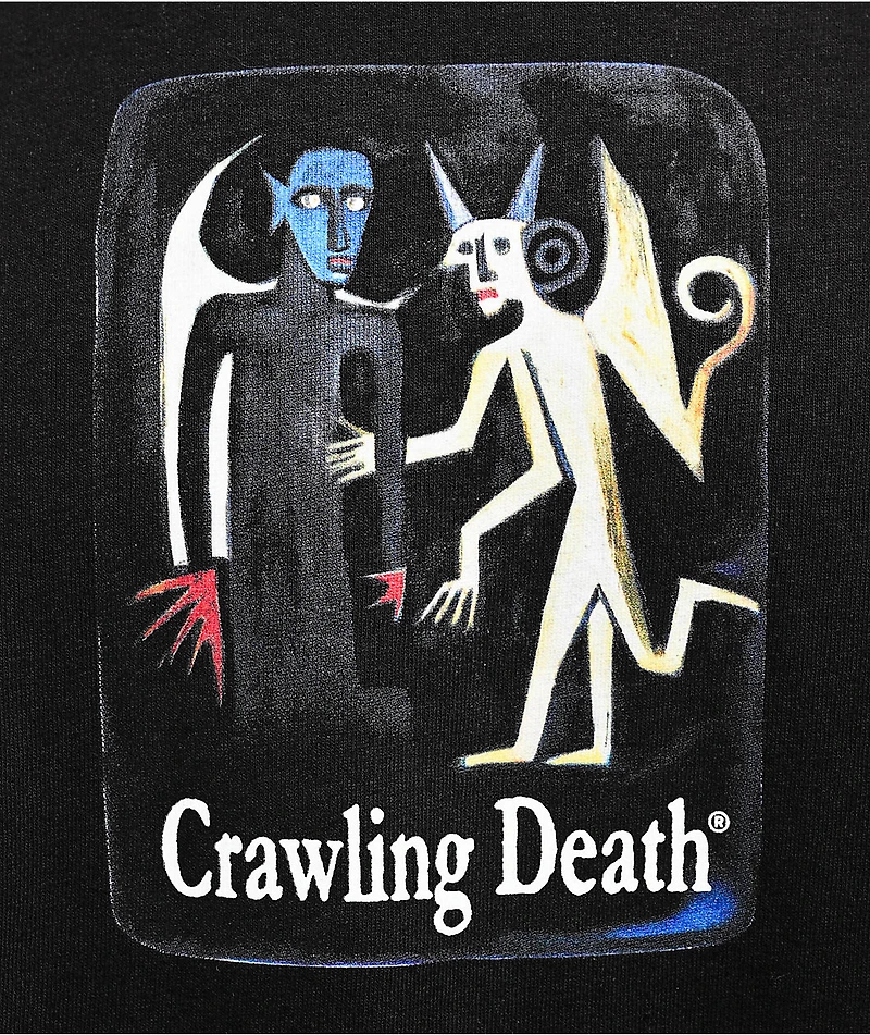 Crawling Death Angel Devil Black T-Shirt