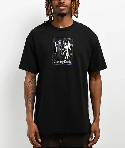 Crawling Death Angel Devil Black T-Shirt