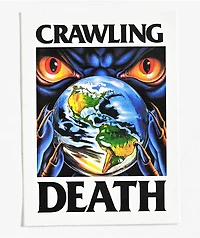 Crawling Death Earth Control Sticker