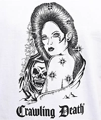 Crawling Death Reaper Girl White T-Shirt