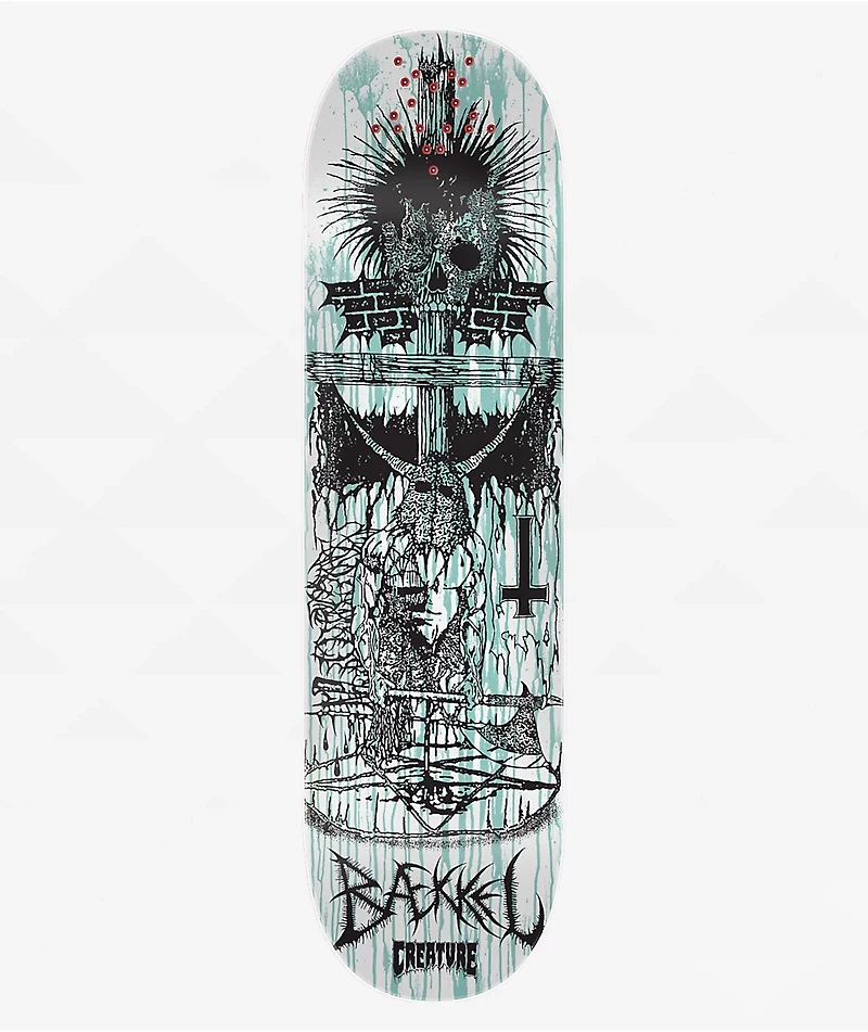 Creature Baekkel BLKMTL 8.6" Skateboard Deck
