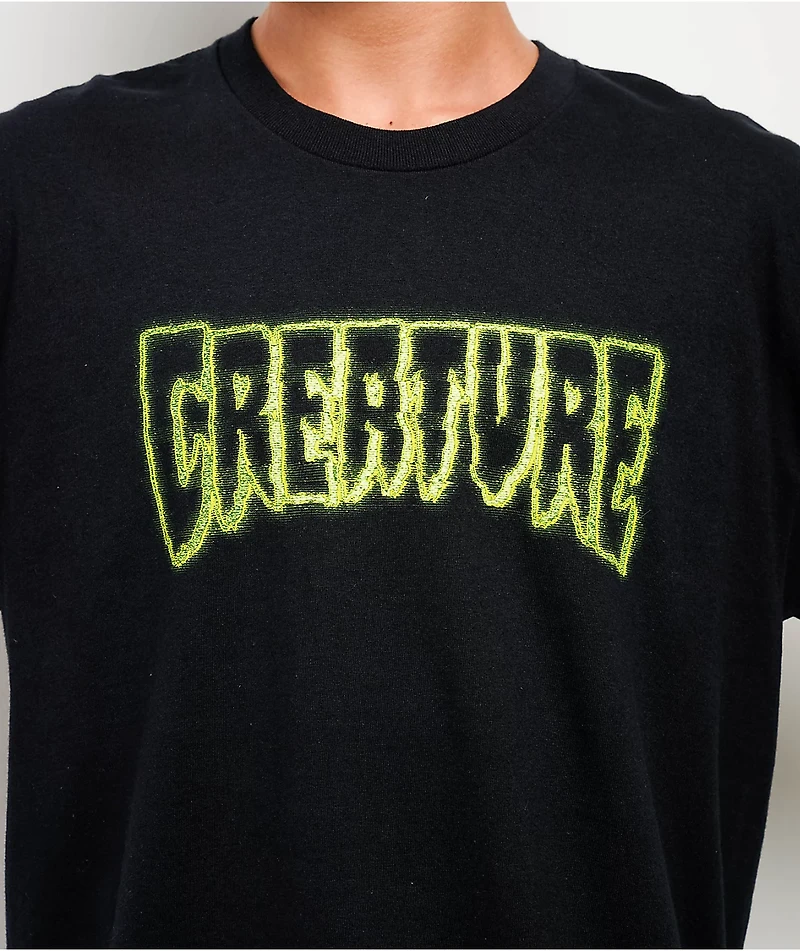 Creature Bonehead Glitch Black T-Shirt