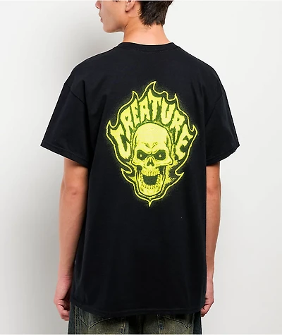 Creature Bonehead Glitch Black T-Shirt