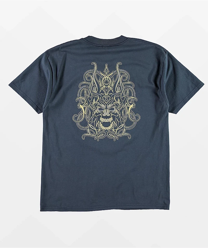 Creature Bonehead Navy T-Shirt