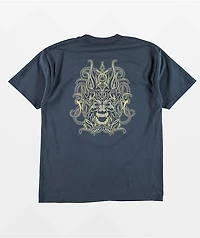 Creature Bonehead Navy T-Shirt