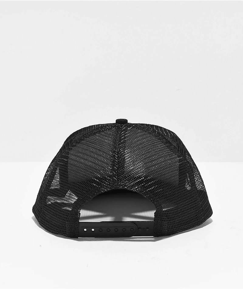 Creature Box Logo Black Trucker Hat