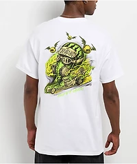 Creature Crash And Burn White T-Shirt