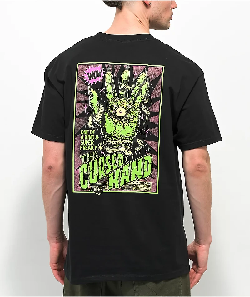 Creature Cursed Hand Black T-Shirt