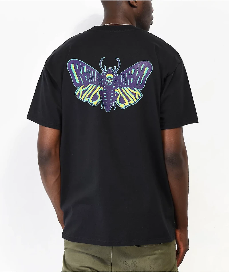 Creature Deathmoth Black T-Shirt