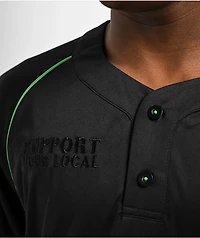 Creature Fiend Black Baseball Jersey