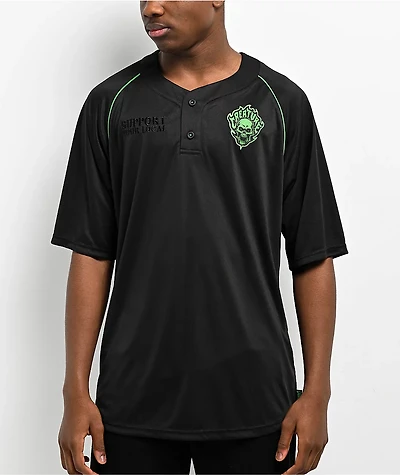 Creature Fiend Black Baseball Jersey