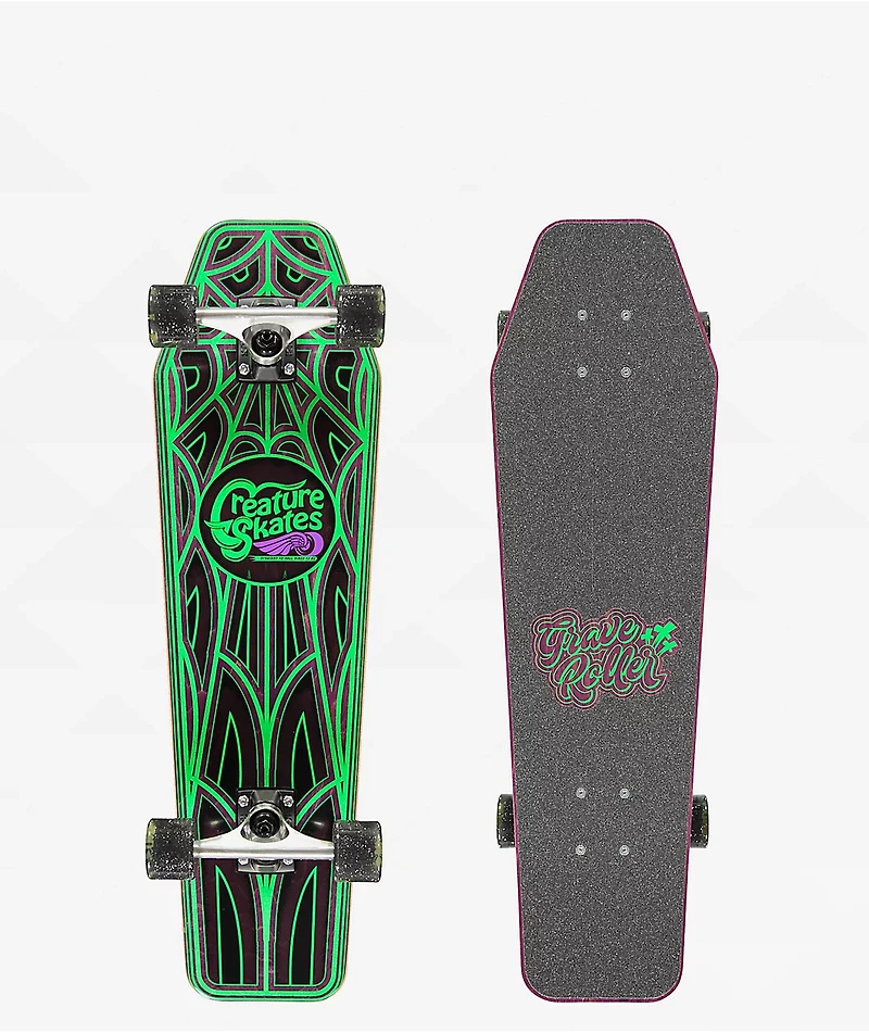 Creature Grave Roller 28.8" Cruiser Skateboard Complete