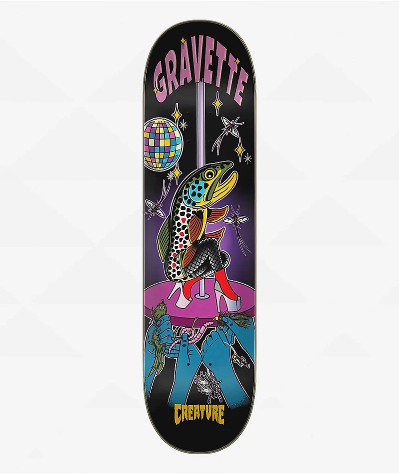 Creature Gravette Nightlife 8.3" Skateboard Deck