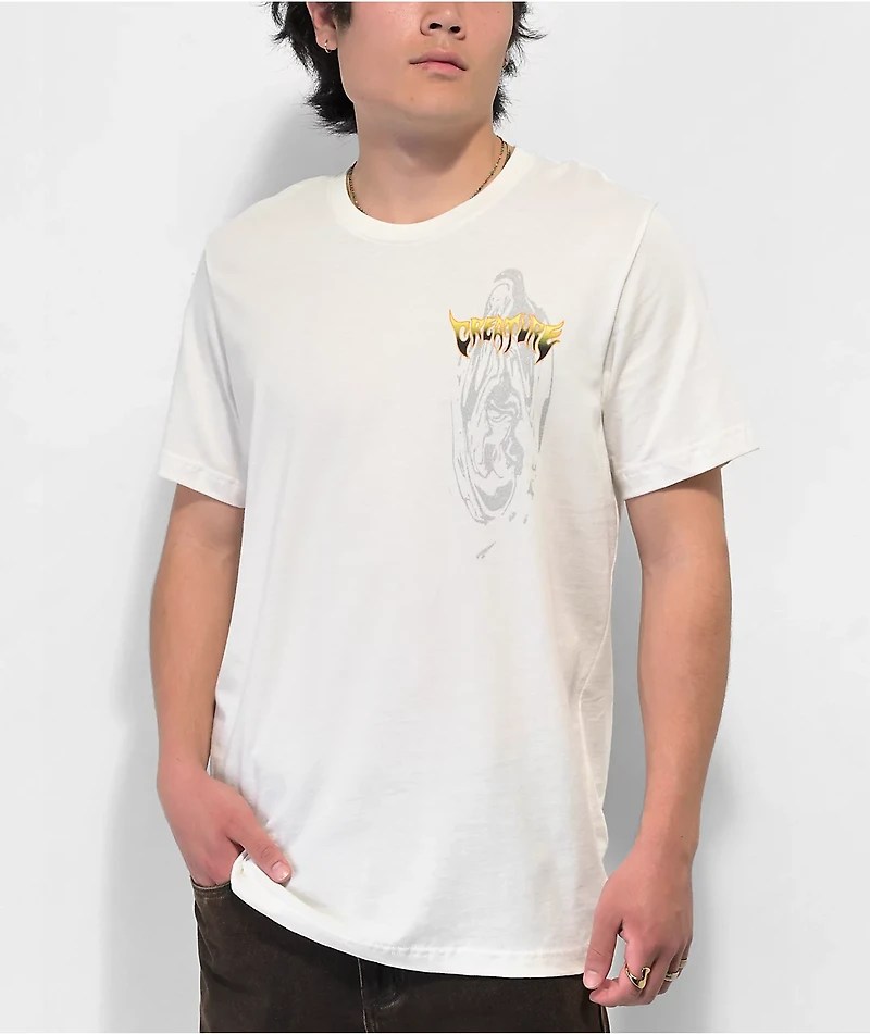 Creature Hammer Tripz Off White T-Shirt