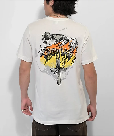 Creature Hammer Tripz Off White T-Shirt