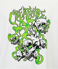 Creature Head High White T-Shirt