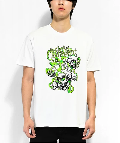 Creature Head High White T-Shirt