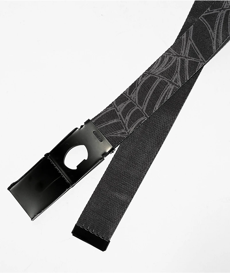 Creature Horror Black & Grey Web Belt