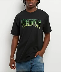 Creature Logo Outline Black T-Shirt
