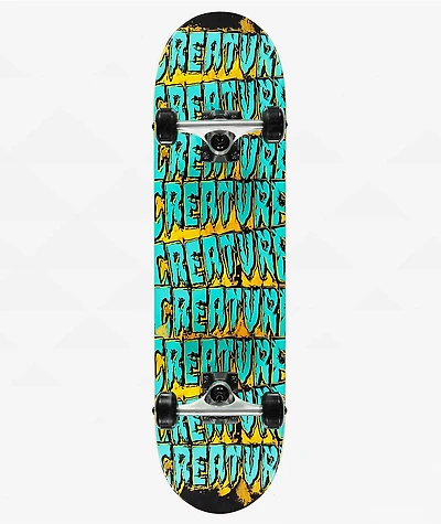 Creature Mini Logo Spill 7.75" Skateboard Complete