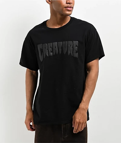 Creature Puff Logo Black T-Shirt