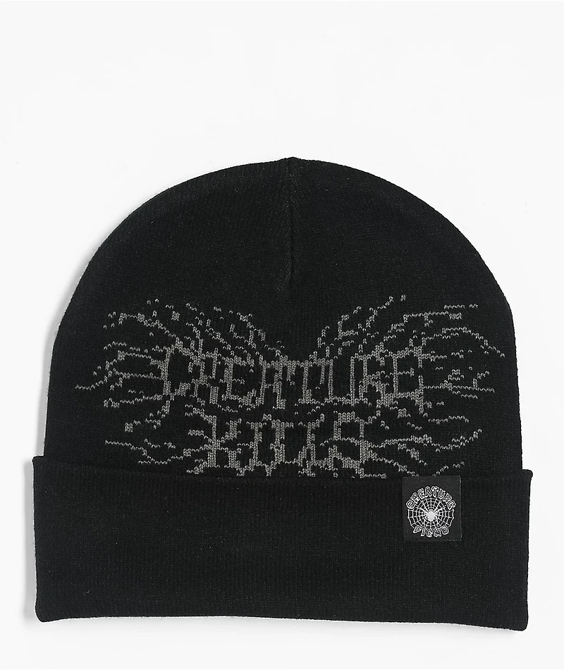 Creature Scribe Black Beanie