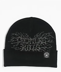 Creature Scribe Black Beanie