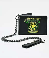 Creature Slideshow Black Chain Wallet