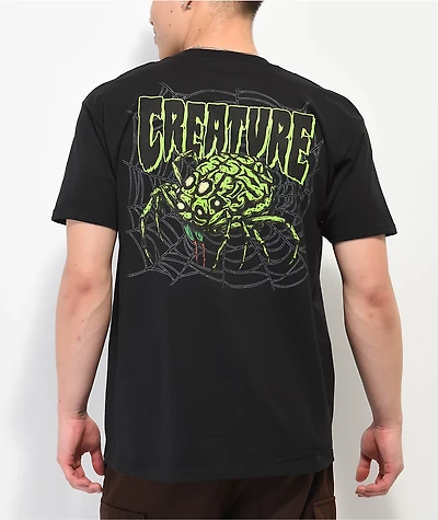 Creature Spindel Black T-Shirt