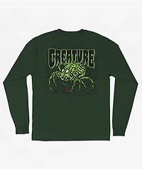 Creature Spindel Forest Green Long Sleeve T-Shirt