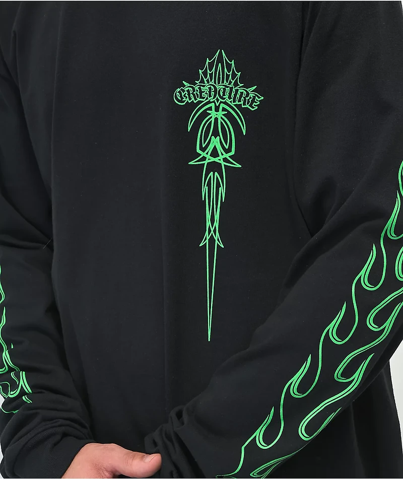 Creature To The Grave Black Long Sleeve T-Shirt
