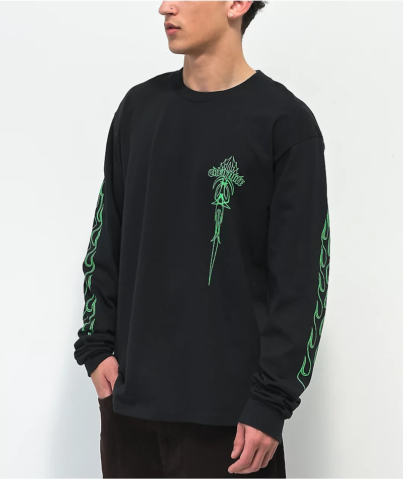 Creature To The Grave Black Long Sleeve T-Shirt