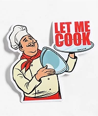 Crime Is Fun Let Me Cook Sticker