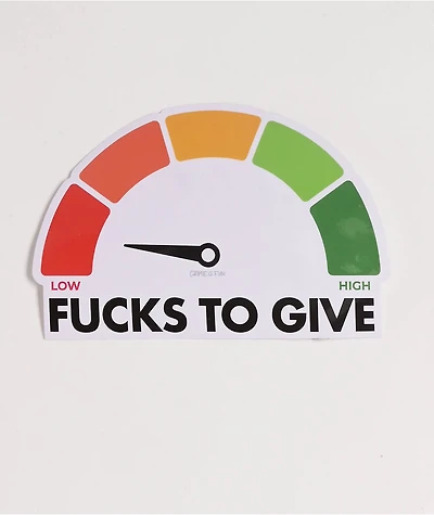 Crime Is Fun Running Low Sticker